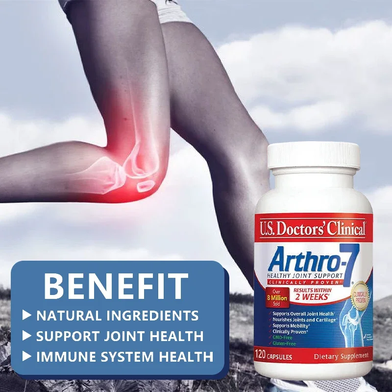 Arthro-7 - Joint Support Complex with Turmeric and Collagen for Enhanced Joint Flexibility, Mobility and Strong Cartilage