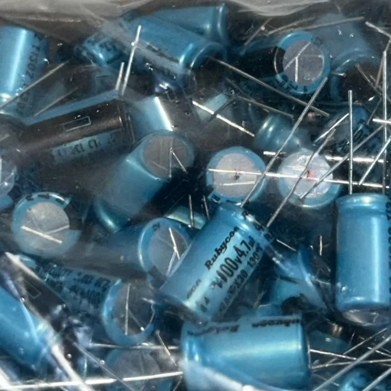20PCS 4.7UF 400V Electrolytic capacitor 400V 4.7UF 10X16 RX30 High temperature resistance 130 degrees