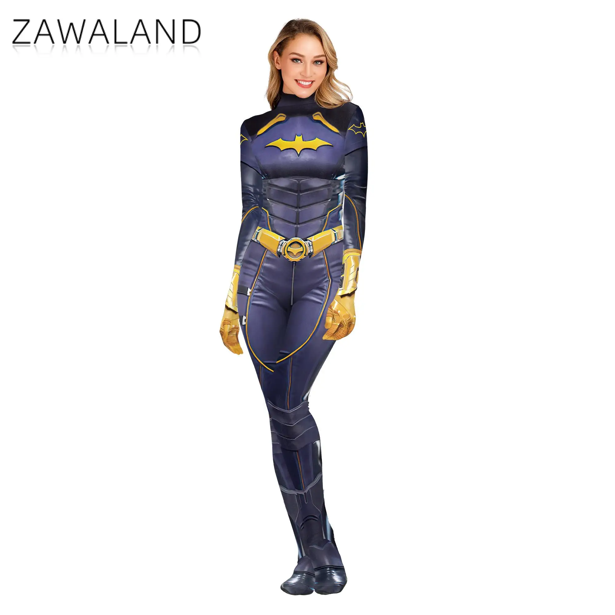 Zawaland 2023 New Women Bodysuit Movie Anime Cosplay Dance Platform Suit Cartoon Cosplay Costume Female Holiday Outfit Halloween