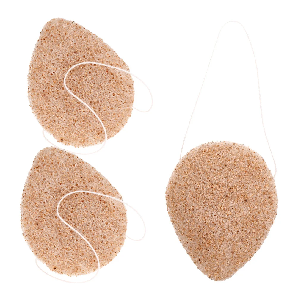 แผ่นทำความสะอาดผิวหน้า 3 ชิ้น แบบหนา ผลิตจากเมล็ดวอลนัท ขัดผิวหน้า ทำความสะอาดล้ำลึก อุปกรณ์ล้างหน้า สำหรับใช้ที่บ้านและเดินทาง