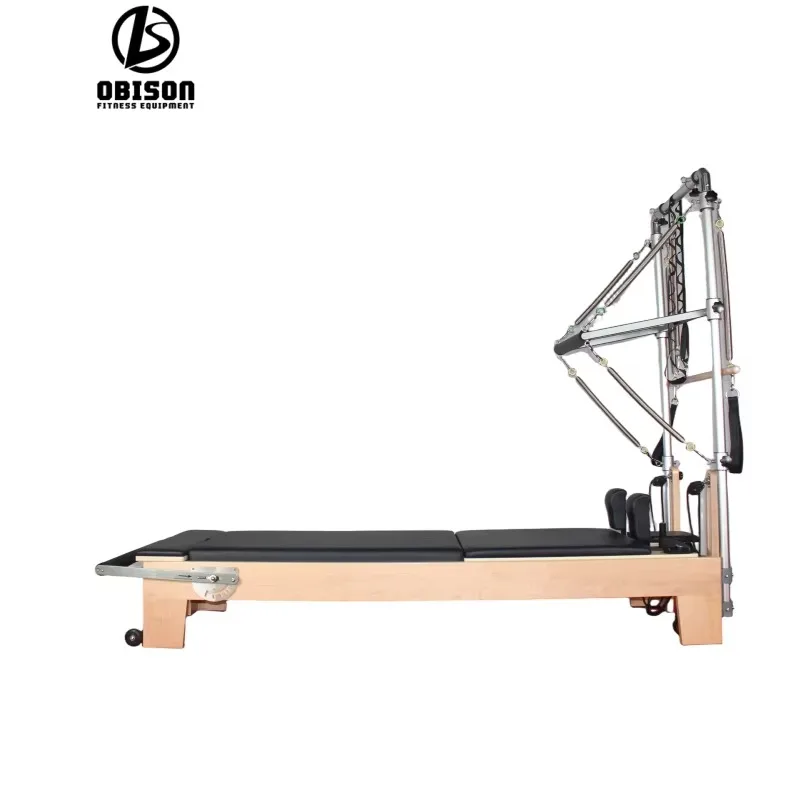 YIYIN Factory Direct Sale Durable Yoga Fitness 2-in-1 Tower Special Equipment Semi-Elevated Maple Wood Body Shaper Pilates Refor