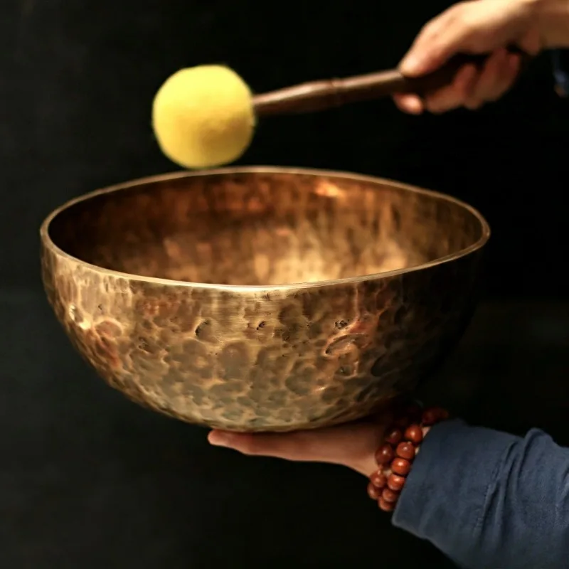 

Nepal Singing Bowl Handmade Sound Meditation Therapeutic Tibetan Bowl Yoga Relaxation Singing Bowls Percussion Instruments