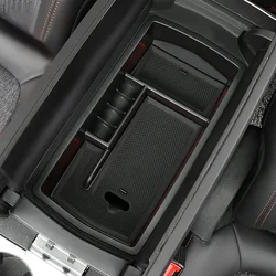 Car Central Armrest Storage Box Holder For Peugeot 3008 3008GT 5008 2017-2021 Citroen C5 Aircross DS7 2017 - 2023