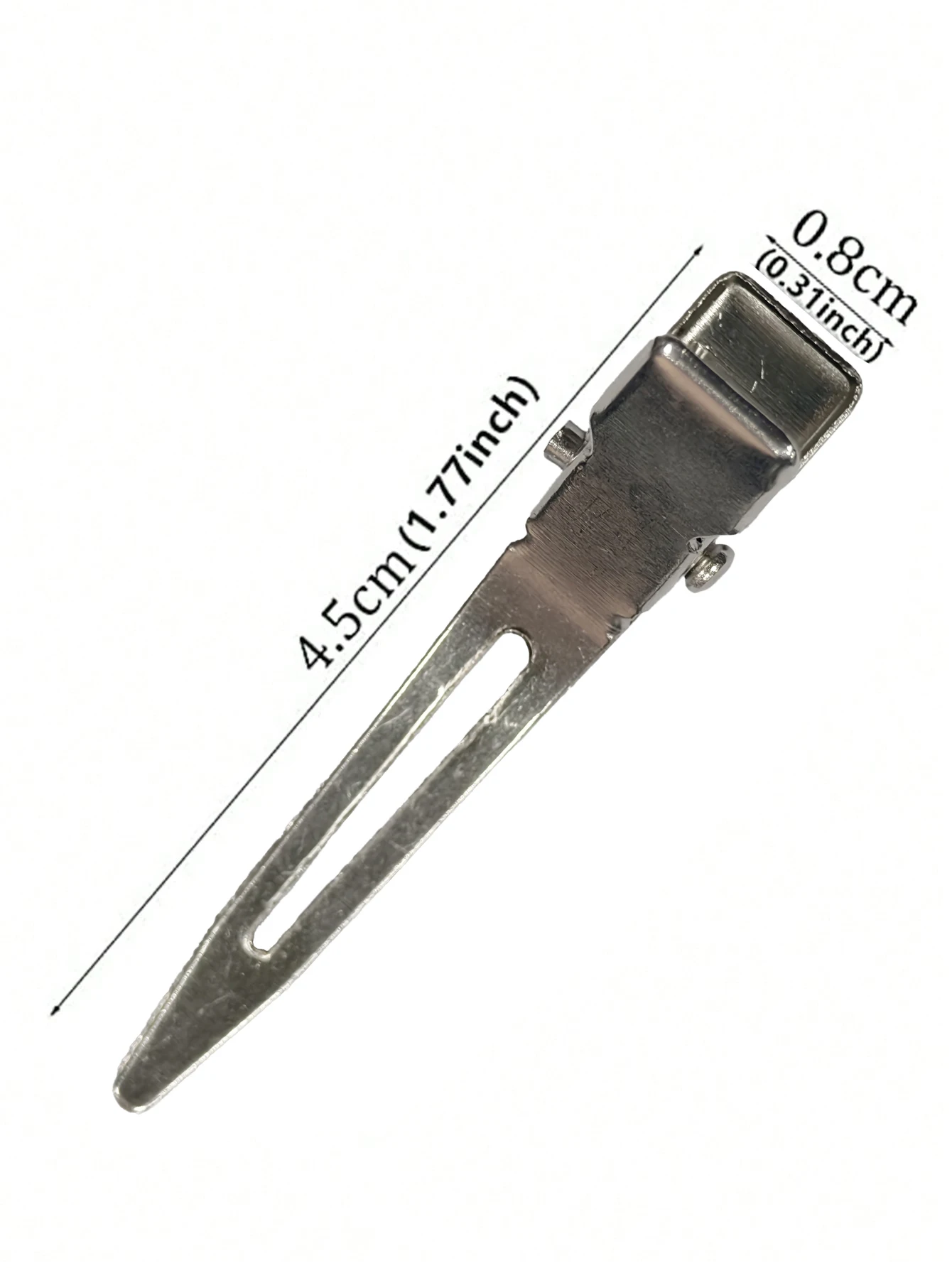 20/50 stücke Salon Feste Haarnadel Silbrig Metall Styling Haar Clips Keine Falte Locken Entenschnabel Haarnadeln Friseur Werkzeuge für Frauen Mann – Detail 1