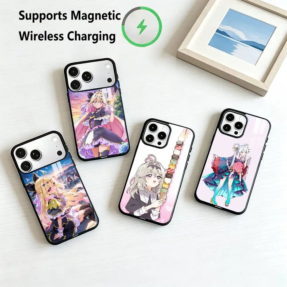 Star Detective Precure Moria R-Ruruka Phone Case For iPhone17,16,15,14,13,12Plus,Pro Compatible with magnetic wireless charging