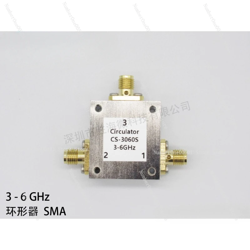 3000MHz To 6000MHz 3 To 6GHz RF Ultra Wideband Coaxial Circulator SMA Interface 100W RF Communication Accessory