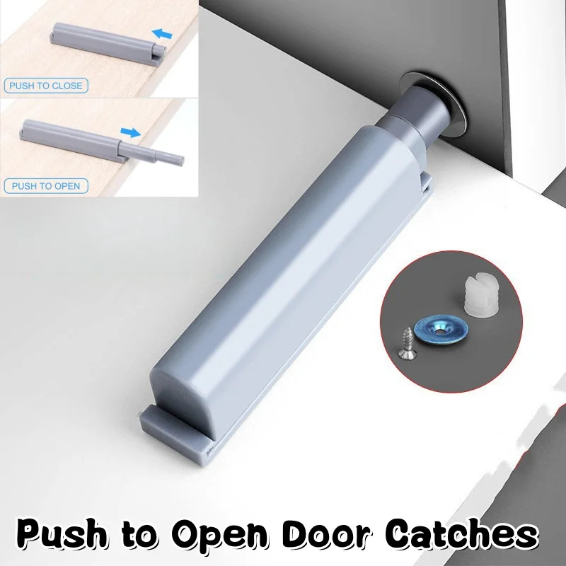 10PCS Push to Open Cabinet Magnetic Door Latches,Push in Catch Push Magnet Latch for Hidden Doors Closure Push Release Press Out