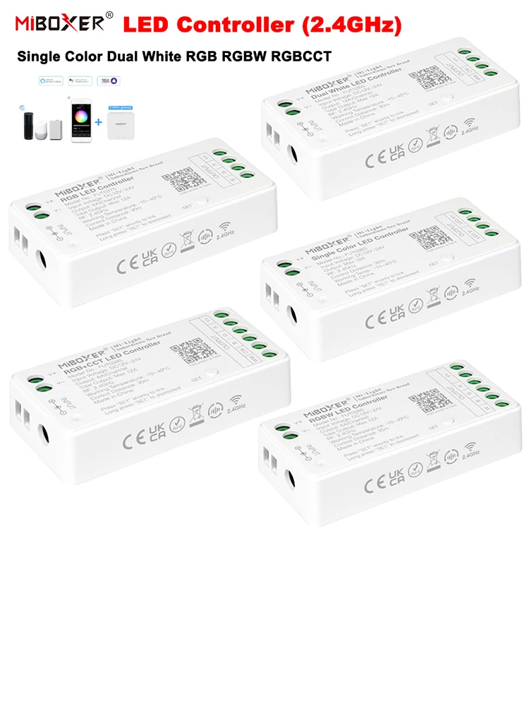 Miboxer FUT035S FUT036S FUT037S FUT038S FUT039S 2,4 GHz LED Controller Dimmer Für Einzel/Dual farbe RGB RGBW RGB + CCT Streifen Licht