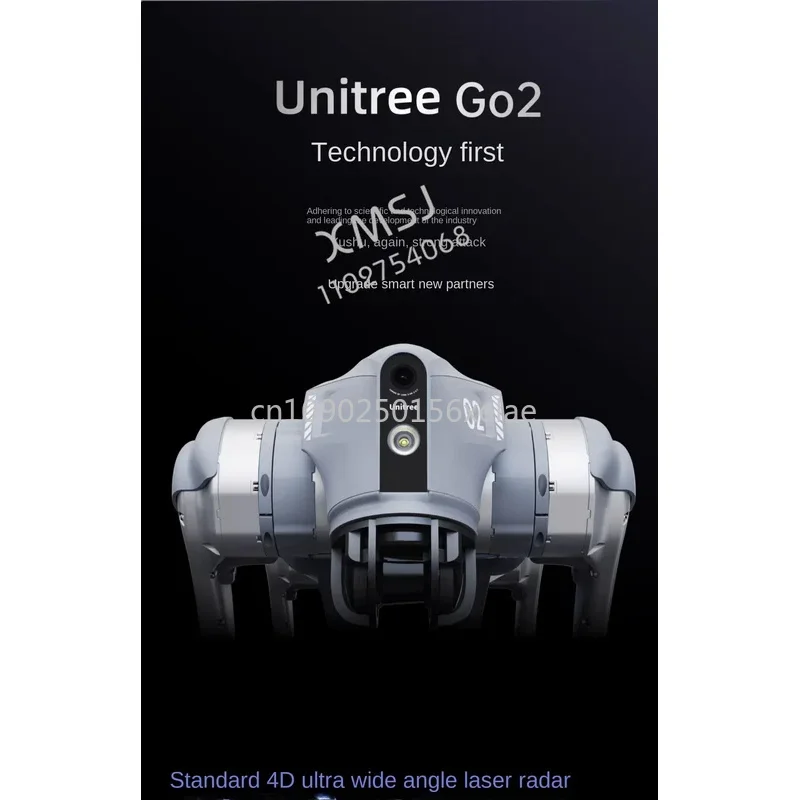Unit123-Chien électronique InDispensIntelligence, Compagnon biomimétique, Robot quadrupède, Voix Go2, GPT, Accompagnant
