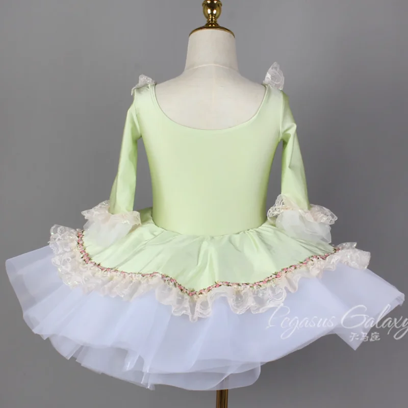 Leotardos profesionales para actuación de Ballet para niños y niñas, traje de tutú para gimnasia, traje de Ballet para faldas de traje de baile