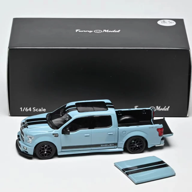 

Забавная коллекционная модель автомобиля Ford F150 Super Snake из сплава, масштаб 1/64, подарок
