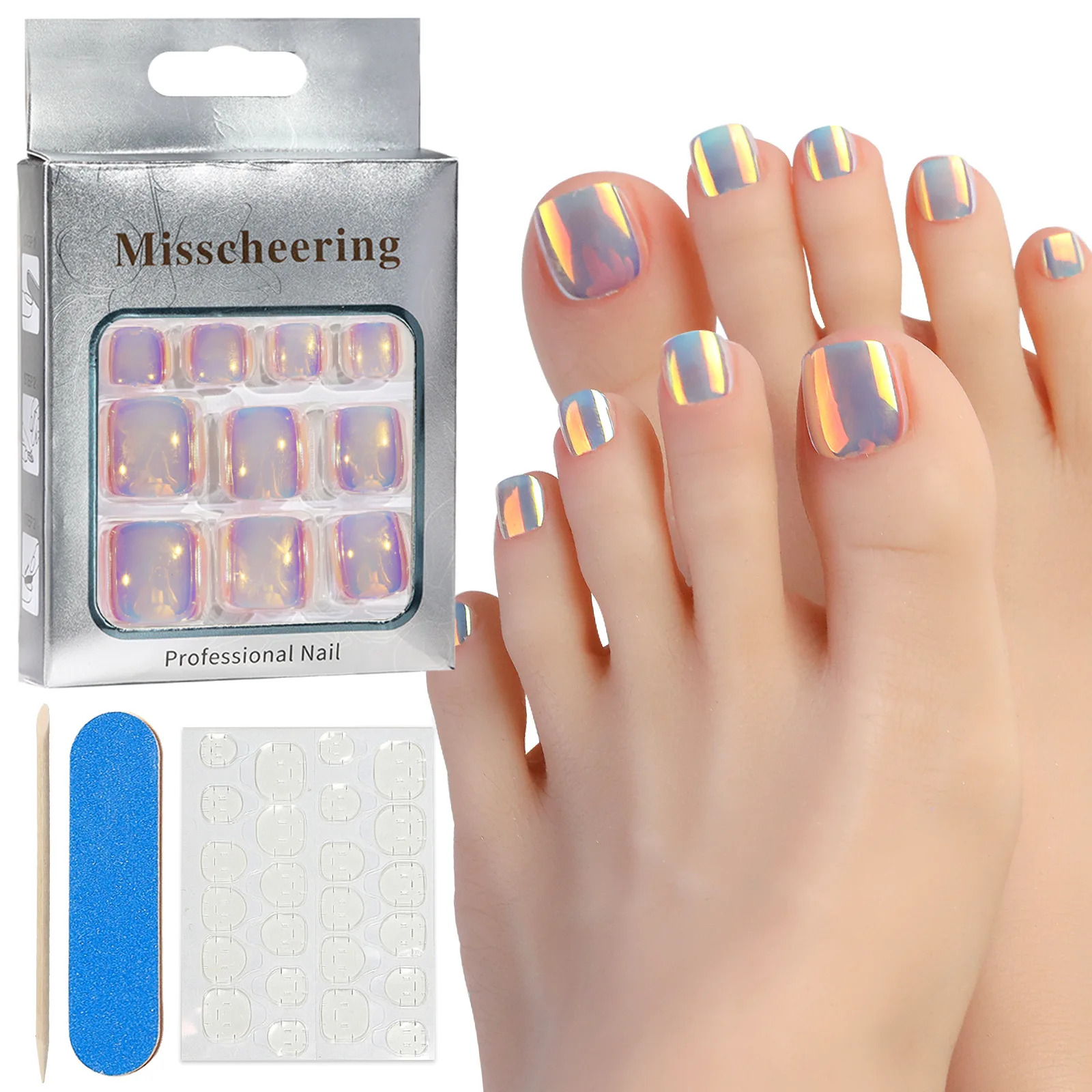 

Press on Toenails Set (24 PCS)