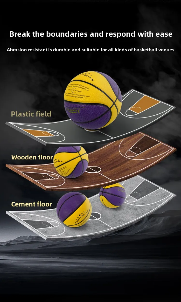 Cadeau pour fille basket-ball bleu adulte enfants balle Durable étoile PU cadeau formation compétition spécial basket-ball taille 7 anniversaire