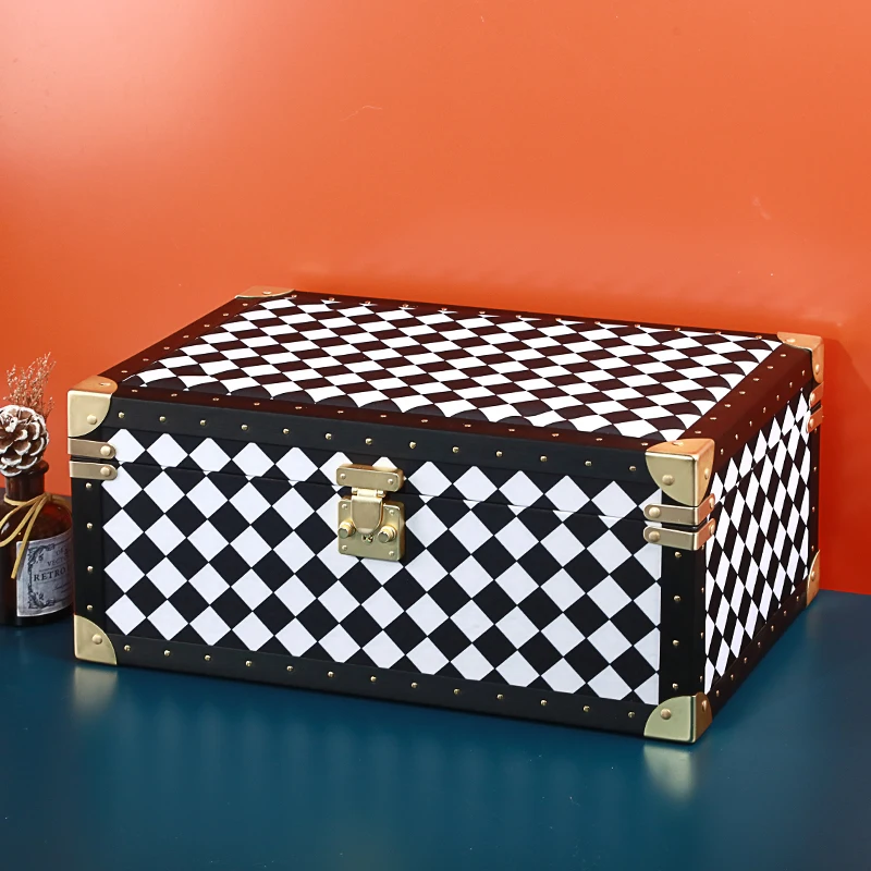 

Large Jewelry Organizer Box 3-Layer Vintage Jewelry Storage Case with Mirror for Rings Earrings Necklace Collection Display