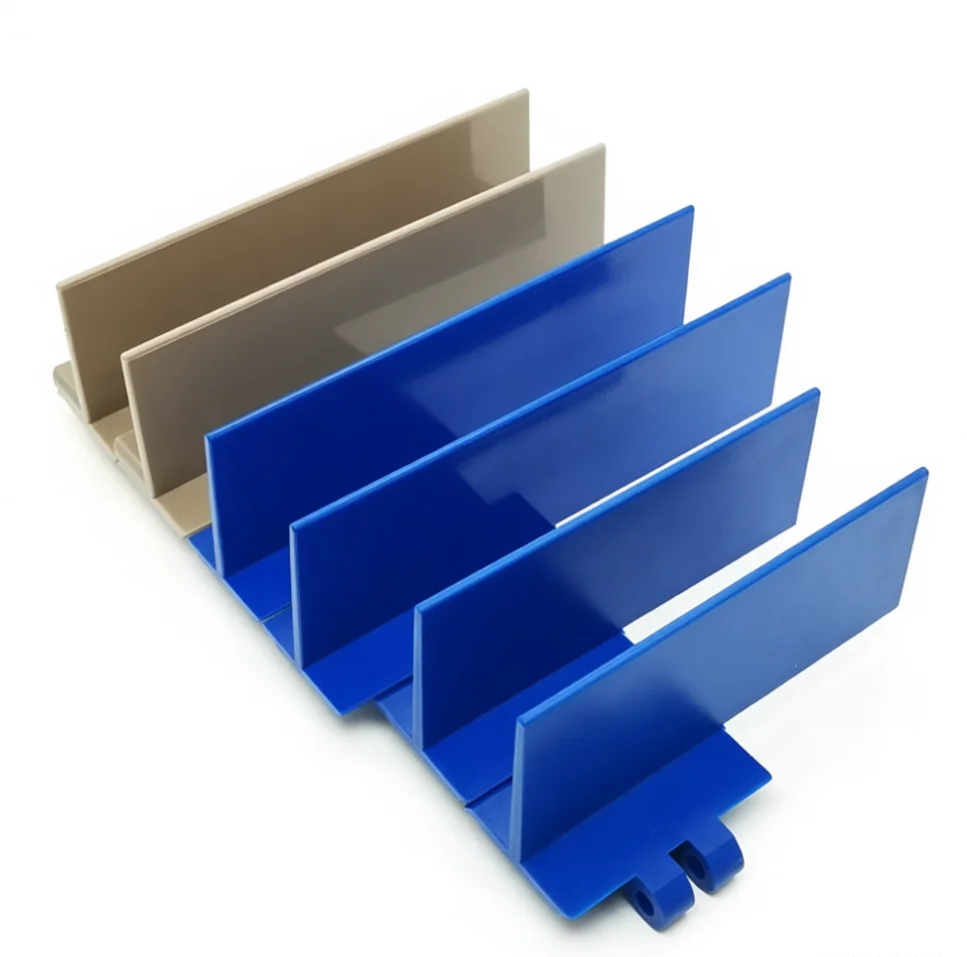 10PCS Cartoner conveyor chain plate packaging machine conveyor belt Plastic conveyor accessories chain plate guard baffle plate