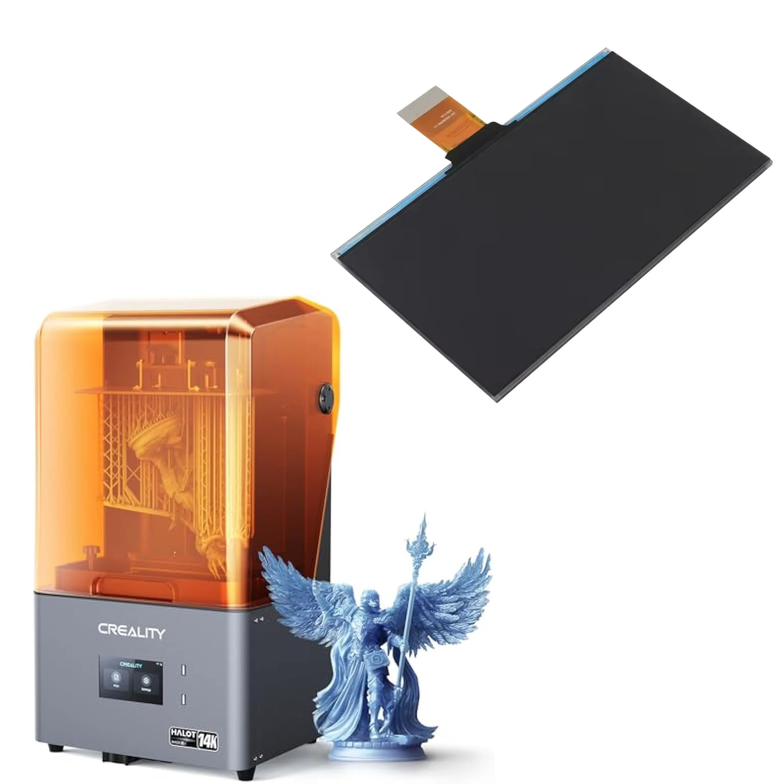 Creality HALOT -MAGE S 14K Screen display accesories 10.1inch 3D printer LCD Screen module display Replacement Parts