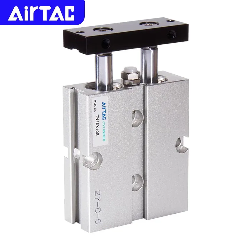 AIRTAC Twin-Rod Pneumatic Cylinder TN 10 16 20 25 32mm Aluminum Alloy Stroke10 15 20 30 40 50 60 80 100 150 200mm Air Cylinder