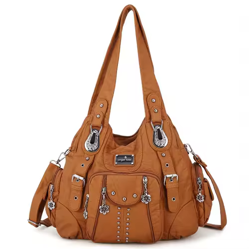 Angel kiss Bag Women Fashion Handbags Women Shoulder Bags PU Leather Handbag Female Satchel Shoulder Purse Bag bolsa feminina - Image 24