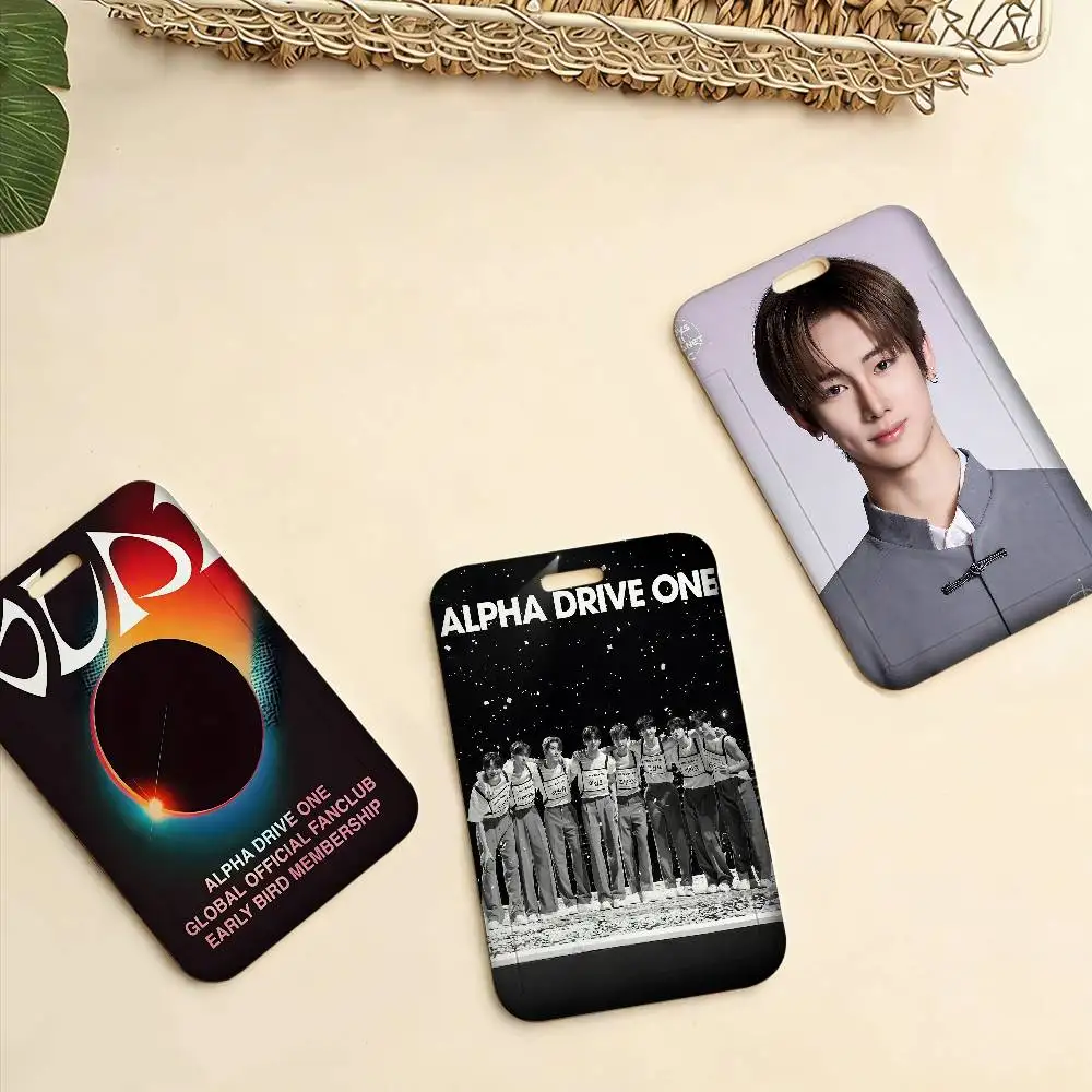 Popular A-Alpha D-Drive O-One Kpop Badge Holder PVC Material ID Card Case for Work Nurse Key & Wallet