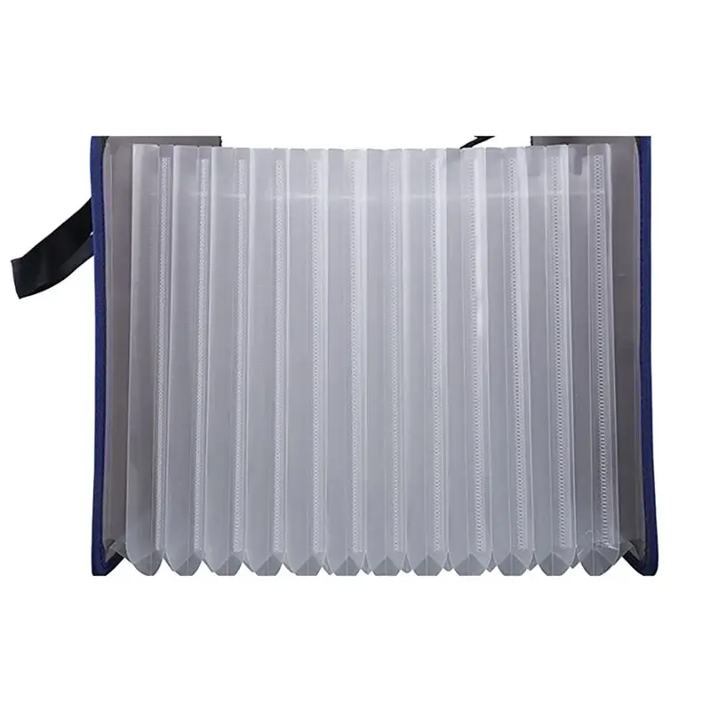 AED7-13 Pockets Expander File Folder Document Organizer With Handle A4 Size Capacity Accordion File Organizer