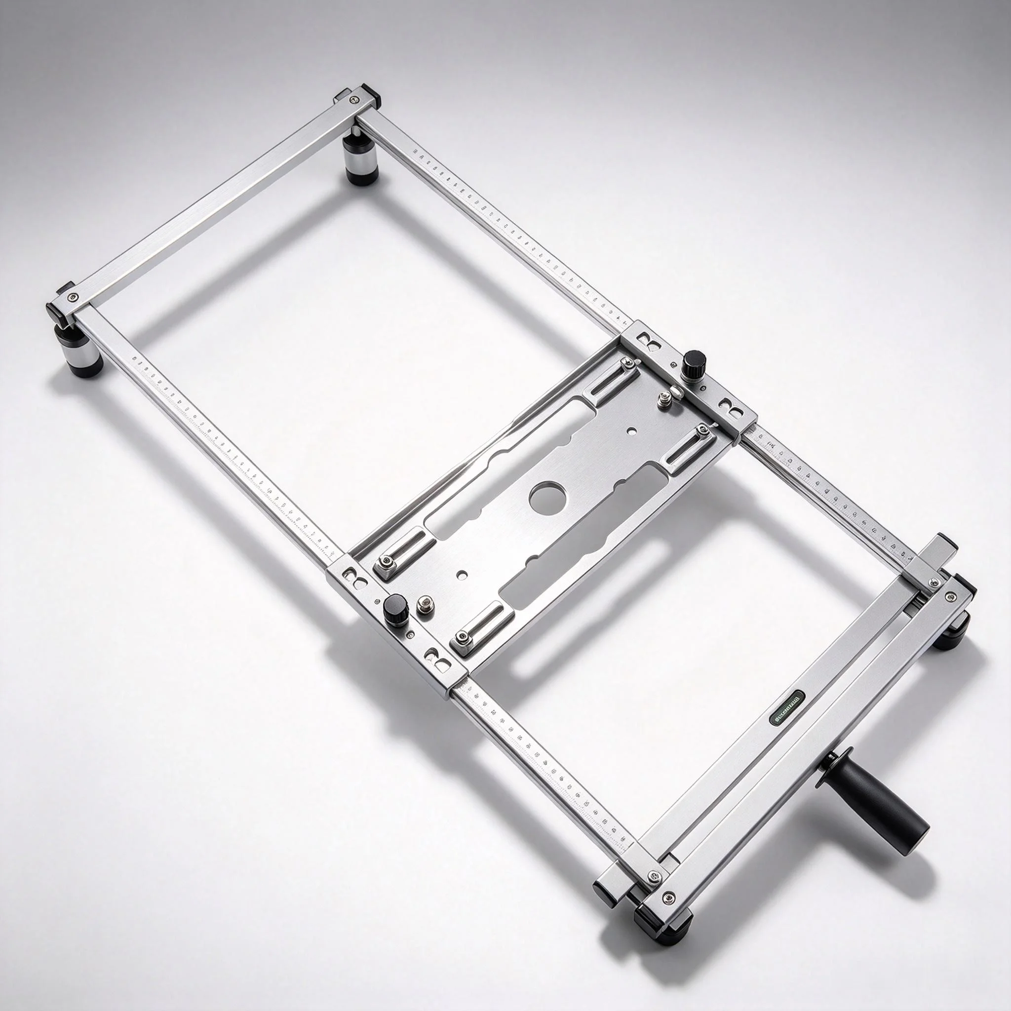 Woodworking Circular Saw Guide Rail with Quick Positioning, Milling Locator for Backboard Wood Panel Cutting