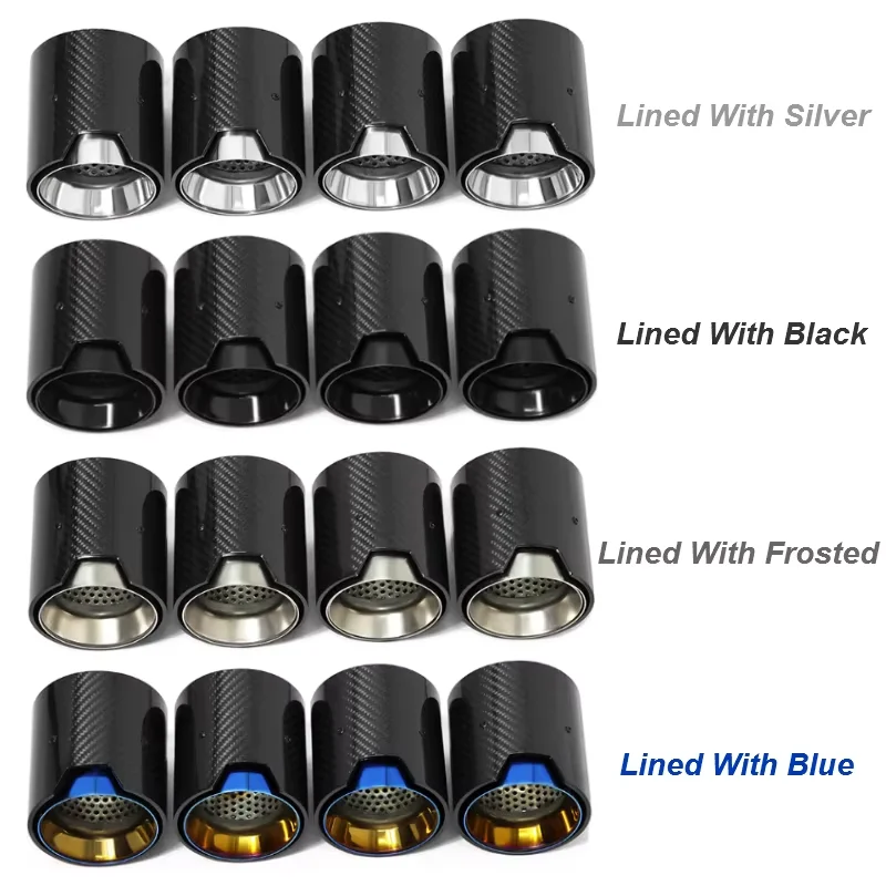 

SYPES Car Exhaust Pipes For Bmw E36 E46 316i 318i 320i 325i 330i 330d Upgrade Carbon Fiber M Performance Exhaust Tip Muffler Tip