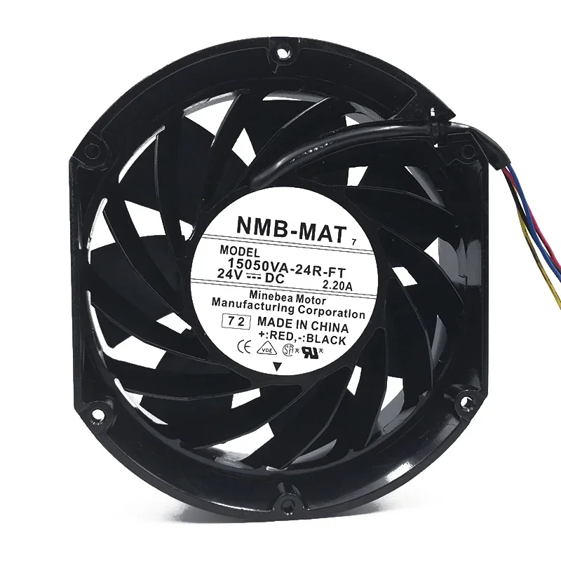 172*150*51MM 15050VA-24R-FT 24VDC 2.20A *** large air volume aluminum frame inverter cooling fan