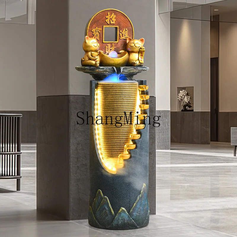 

SM new flowing water ornament floor fountain high-end living room entrance office decoration