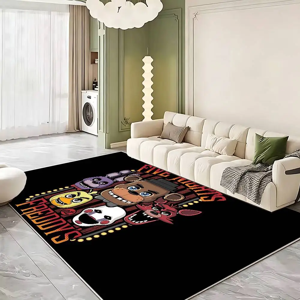 F-Five Game night at freddys Floor Mat Bathroom Absorbent Mat Rugs Simple Door Dirt-resistant Mat Home Kitchen Mat