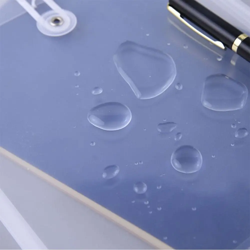 High Quality A5/A6 File Folder Transparent Plastic Document Folder Waterproof File Bag School Office