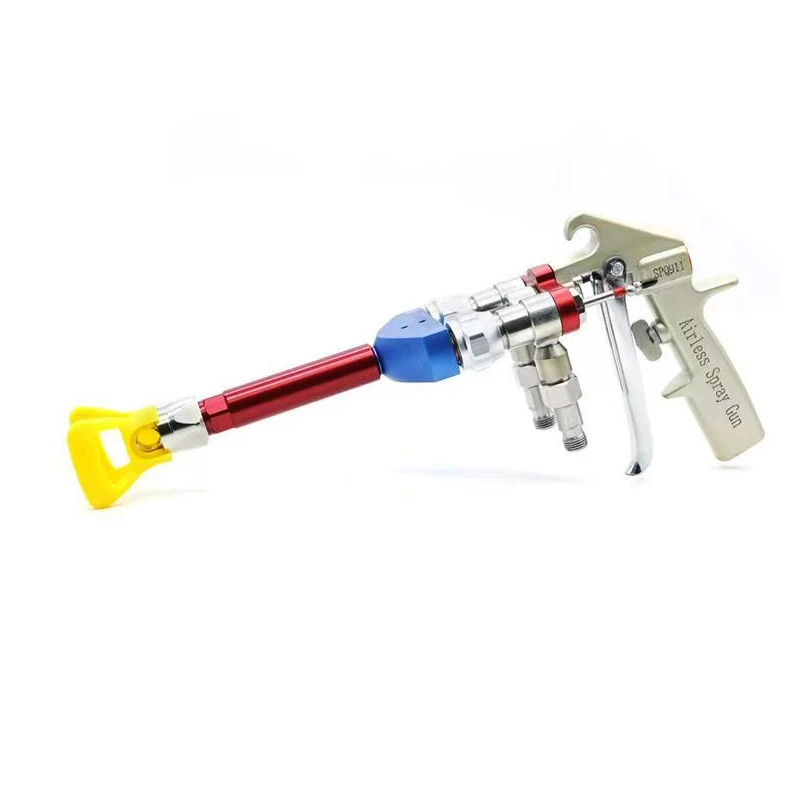 sMaster Inner Mix Spraying Coating Airless Mix Painting Pistol AirMix Spray Gun 2 Components Spray Materials Mixture A B Paints