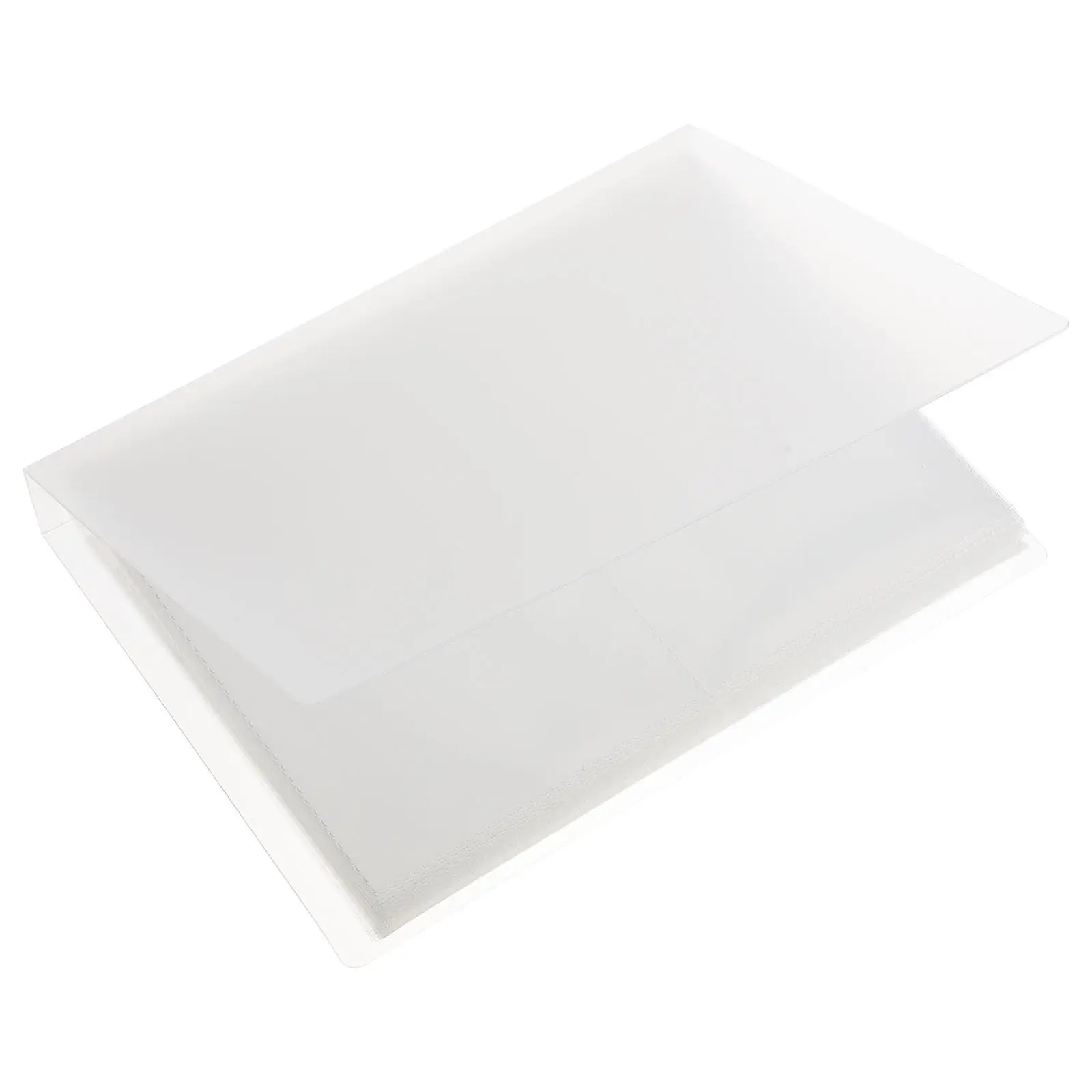 

20-Sheet Hard Plastic Nail Sticker Binder with Multiple Pockets for Easy Organization Storage and Gift Use Nail Sticker