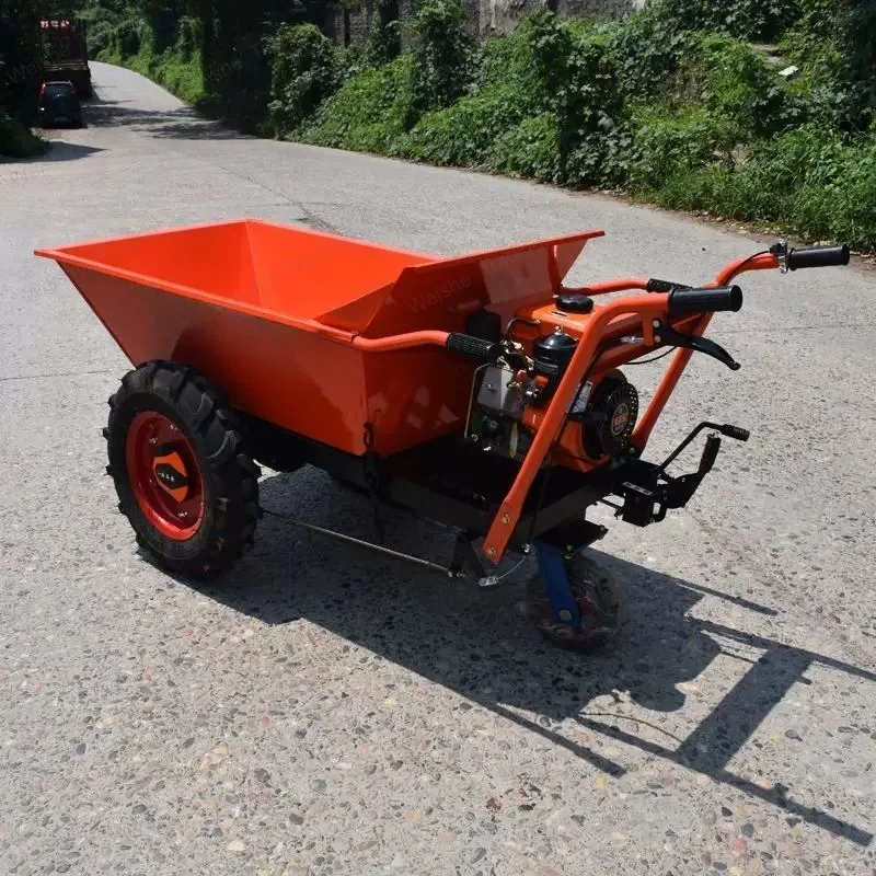 Tricycle trolley Pull dung truck Dump truck Small trolley