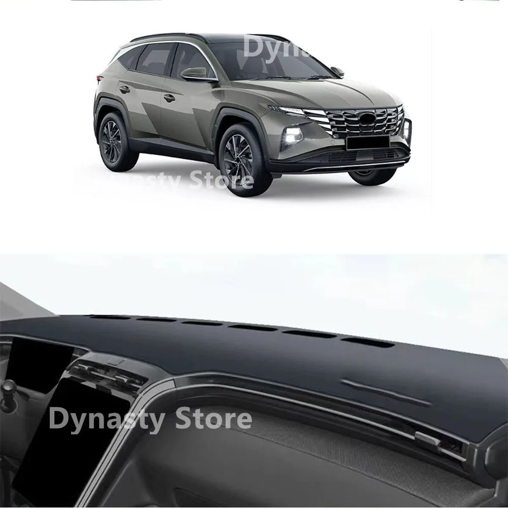 

Dashboard Cover Mat Protective Pad For Hyundai TUCSON 2021-2023 Car Accessories Dash Board Sunshade Anti-UV Carpet Dashmat