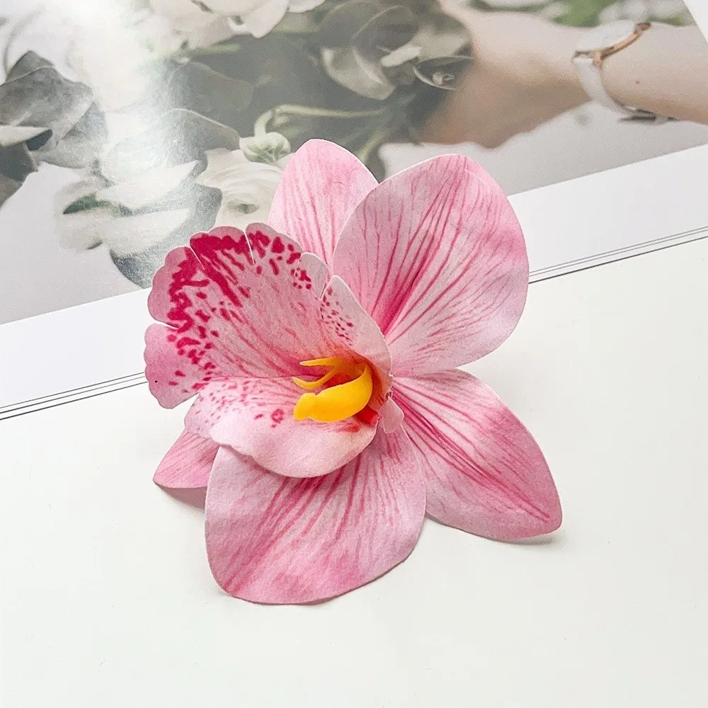 Artificial Magnolia Flower Hair Clip description 7