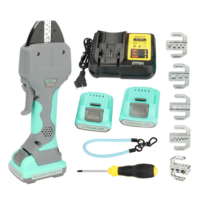 Rechargeable crimping pliers Electric crimping pliers Cold terminal Pre-insulated tubular bare terminal crimping pliers