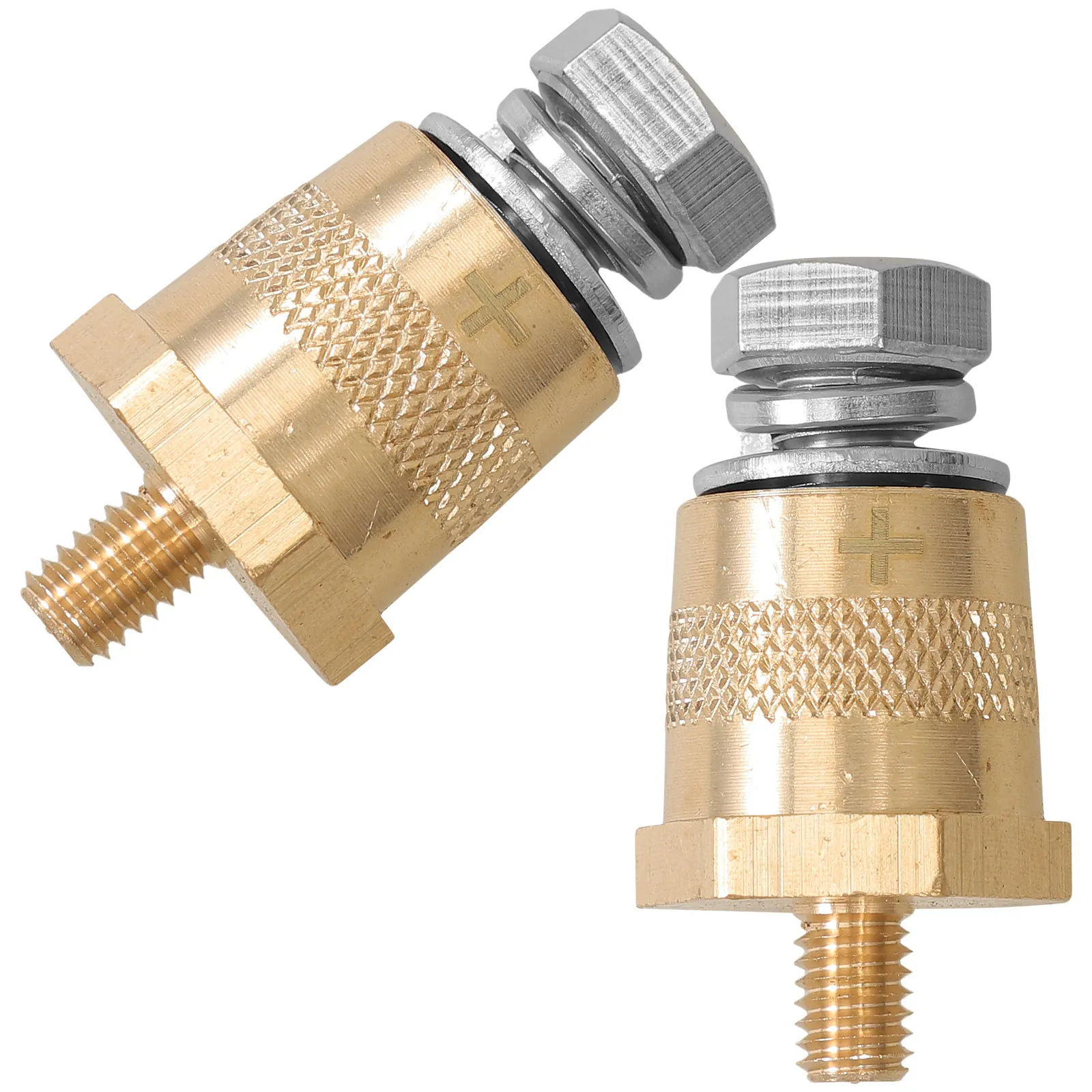 

1Pair Auto Battery Post Terminal Reducers 6mm 8mm Compatible Durable Easy Access Battery Post Terminal Connectors