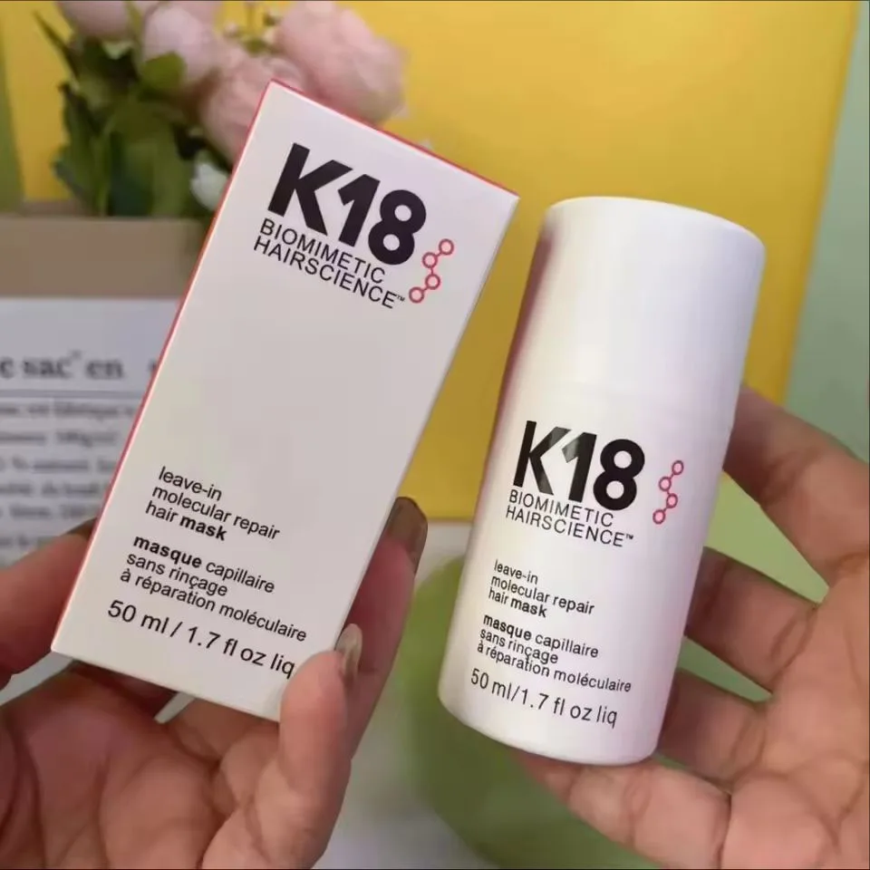 Mascarilla Capilar Reparadora Molecular K18 Sin Enjuague, Tratamiento de Queratina de Acondicionamiento Profundo, Suaviza el Cabello, Acondicionador para un Cabello Saludable y Liso