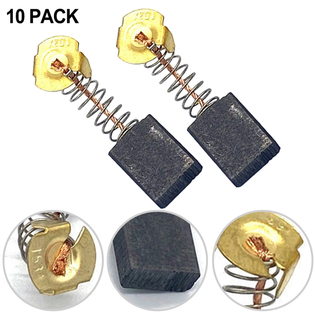 10er Pack elektrische Ersatz motor Kohlebürsten für Elektro werkzeuge 6,5x13,5x18mm Motor Kohlebürsten Staubsauger Zubehör