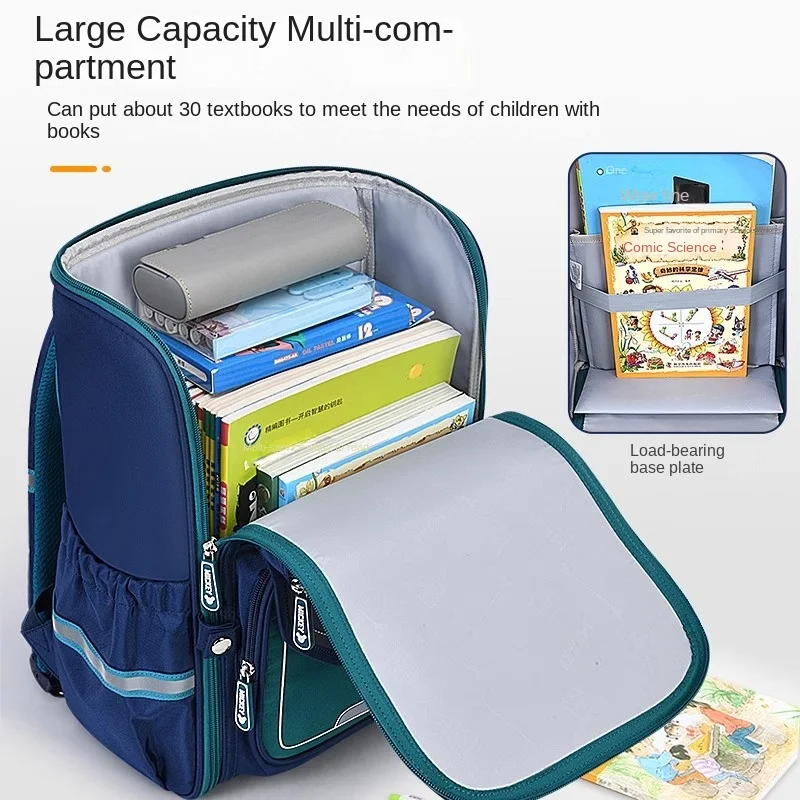 Disney Mickey Boy Girl School Bag Grade 1-6 Primary Student Shoulder Orthopedic Backpack Large Capacity Water Proof Mochilas