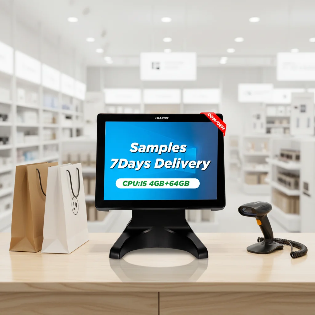 

ATV&UTVHBA-S100 15 Inch All-in-One Touch POS Cash Register Terminal Factory Price POS System for Restaurant