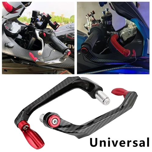 1 par de palancas de embrague de freno de manillar de aleación de aluminio fundido a presión para motocicleta, Protector de mano, accesorios de modificación, guardamanos