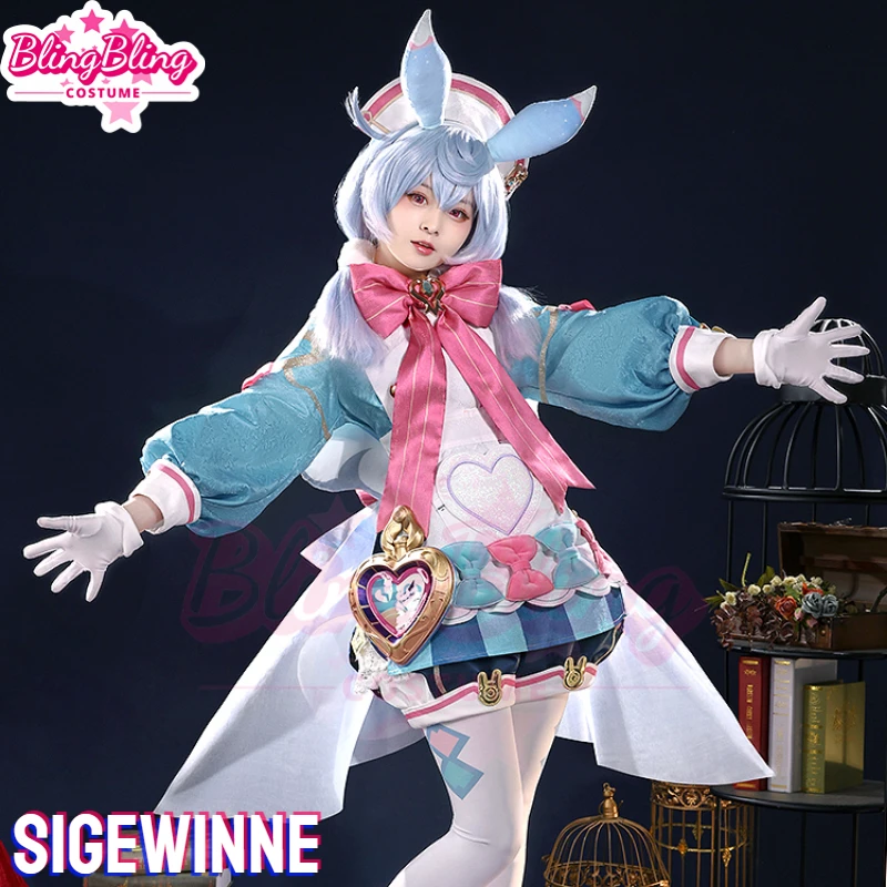 Genshin Impact Sigewinne Cosplay Costume Game Genshin Impact Cosplay Sigewinne Nurse Costume Cosplay Uniform Halloween Party