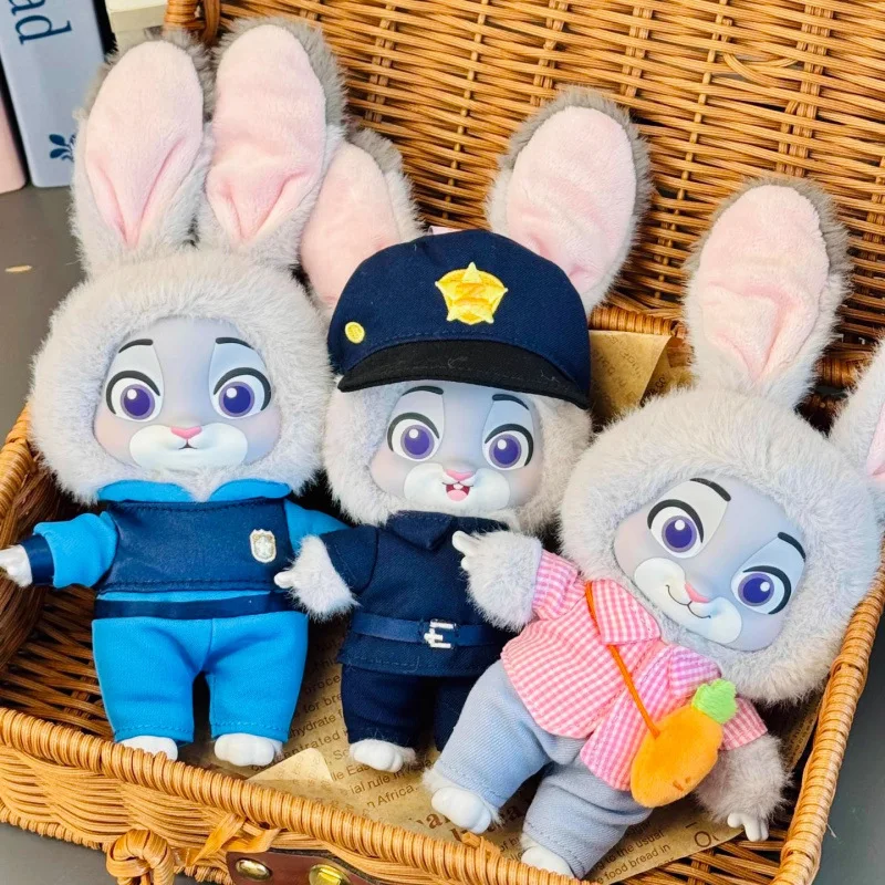 6 Styles Crazy Animal City Vinyl Series Plush Doll Cute Cartoon Character Fox Nick Judy Toy Doll Fashion Ornament Birthday Gift