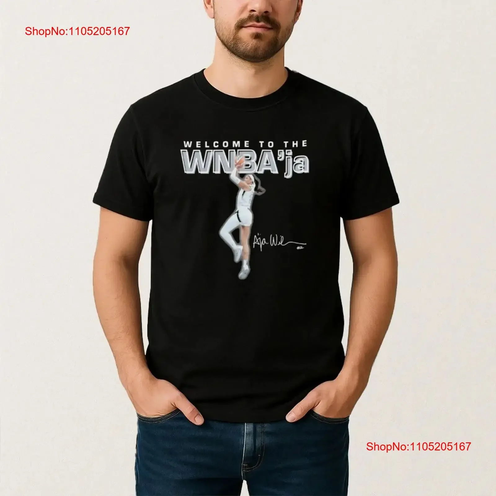 Bem-vindo ao wnba ja t camisa 2025 tendência vintage lavado respirável homme elegante esticado versátil moda streetwear