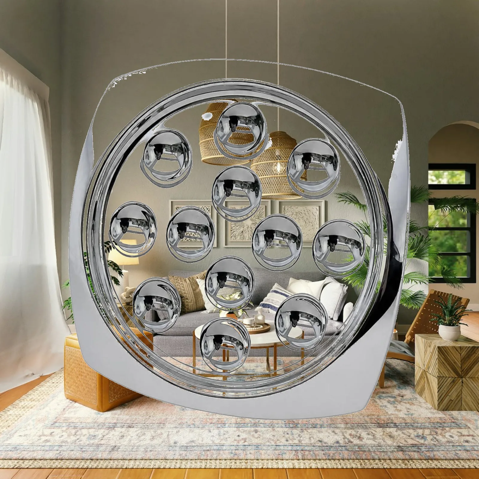 Escargot Baking Dish Stainless Steel Snail Serving Plate Durable Mirror Finish Round Tray for Restaurant and Home Entertaining