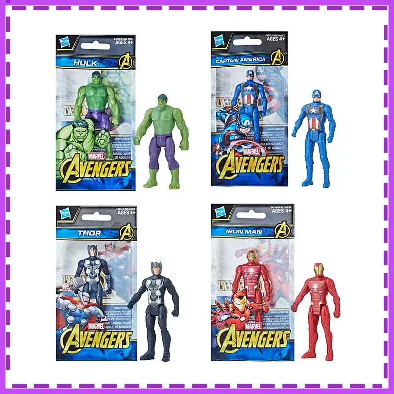 

Hasbro Marvel Comics Avengers Captain America Thor Odinson Hulk Iron Man Spider Man Gifts for Children Action Figure Model Toys