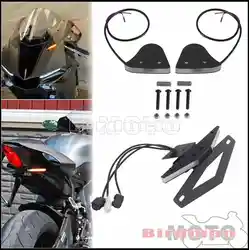 Front LED Signal Mirror Block Off Light Tail Tidy Fender Eliminator Integarted Kit For Yamaha YZF R1 YZFR1 2015 16 17 18 2019