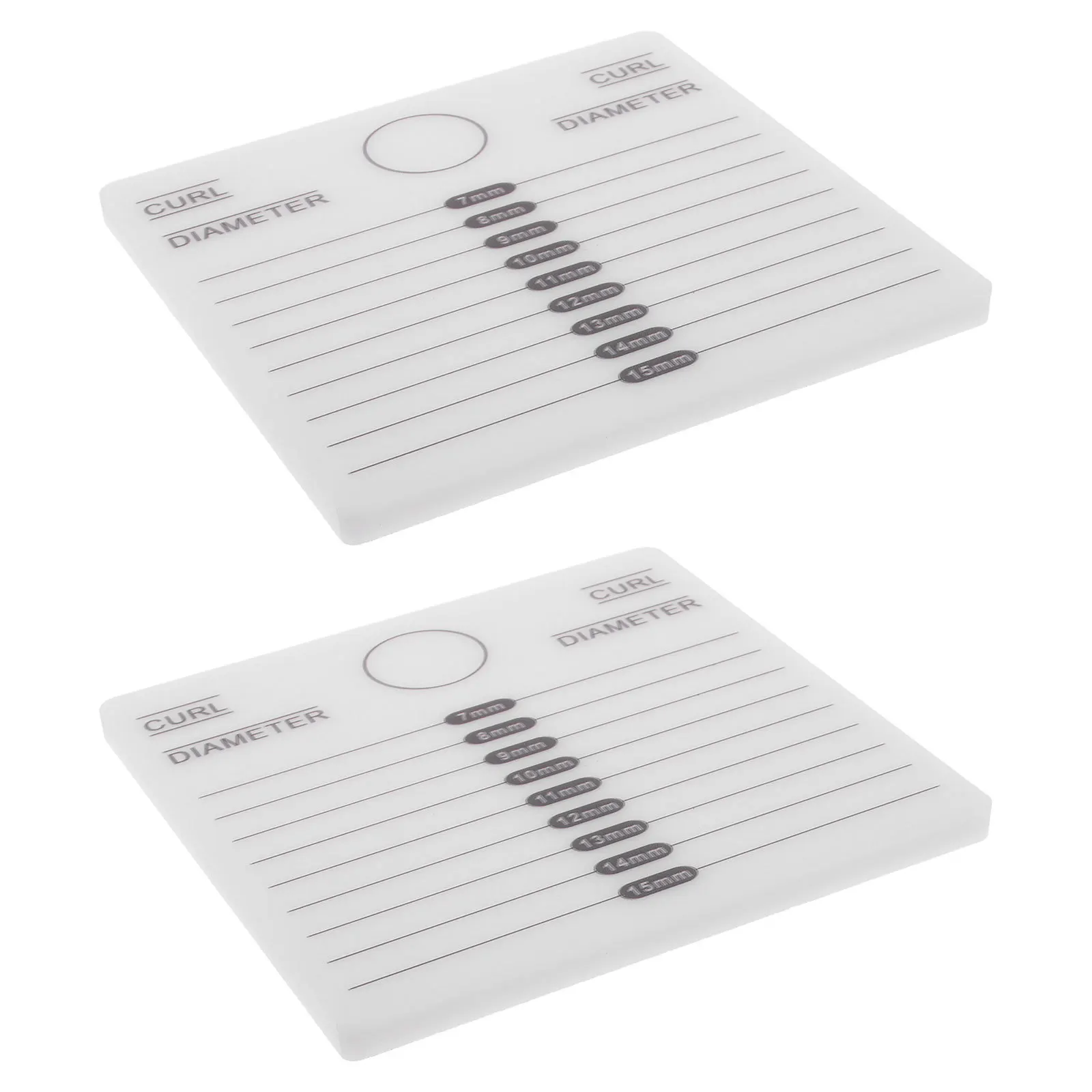 

2Pcs Lash Extension Accessories Eyelash Pallet Acrylic False Eyelashes Organizer Efficient Grafting Tool for Salon and Personal