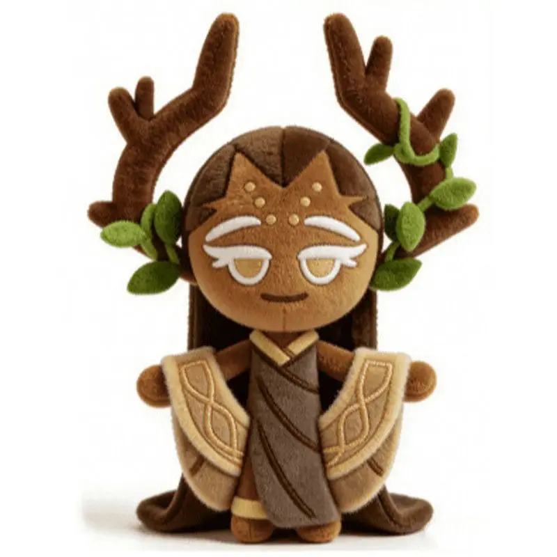 

25cm Anime Game Cookie Kingdom Millennial Tree Cookie Kawaii Cosplay Soft Cotton Doll Cartoon Toy Figures Fans Collection Gift